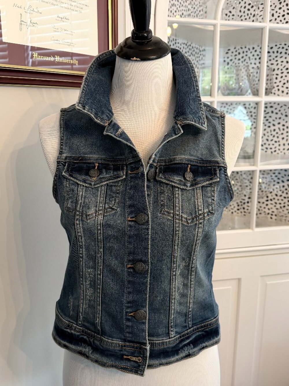 Prana | Sleeveless Jean Jacket | Small